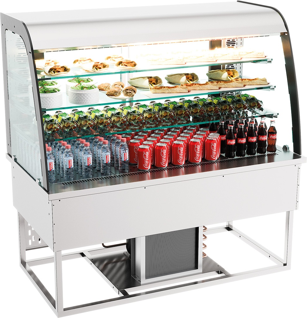 Combisteel DROP-IN KOELVITRINE 200L OPEN 7178.2015