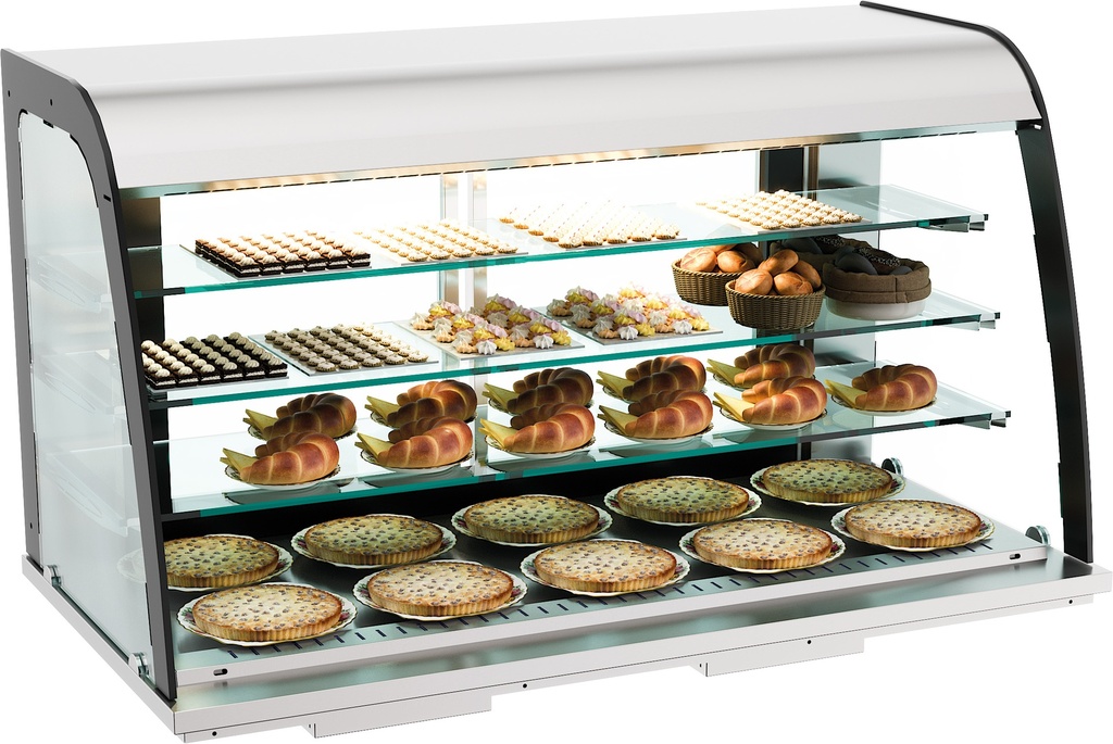 Combisteel DROP-IN NEUTRAAL VITRINE 155L OPEN 7178.2035