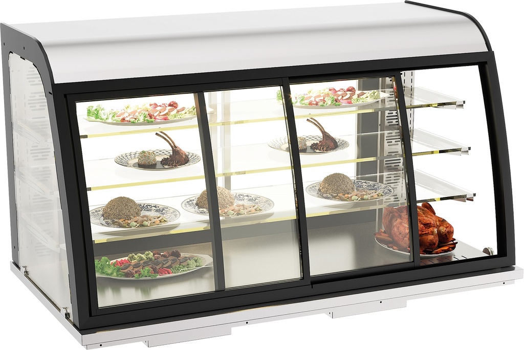 Combisteel DROP-IN WARMVITRINE 155L SCHUIFDEUREN 7178.2025