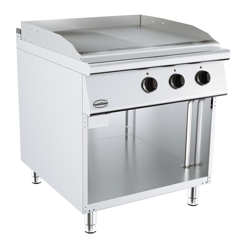 Combisteel BASE 900 BAKPLAAT ELEK. GERIBD/GLAD 7178.3180