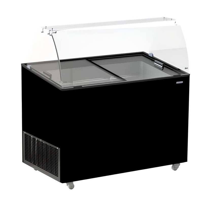 Combisteel SCHEPIJSVITRINE JAVA ZWART 8x5 LTR 7472.0129