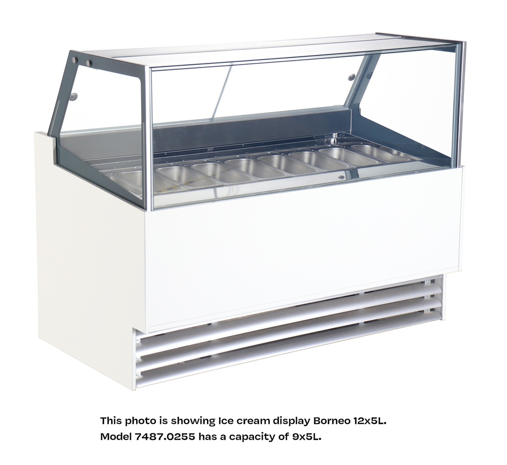 Combisteel SCHEPIJSVITRINE PHUKET 9X5L 7487.0255