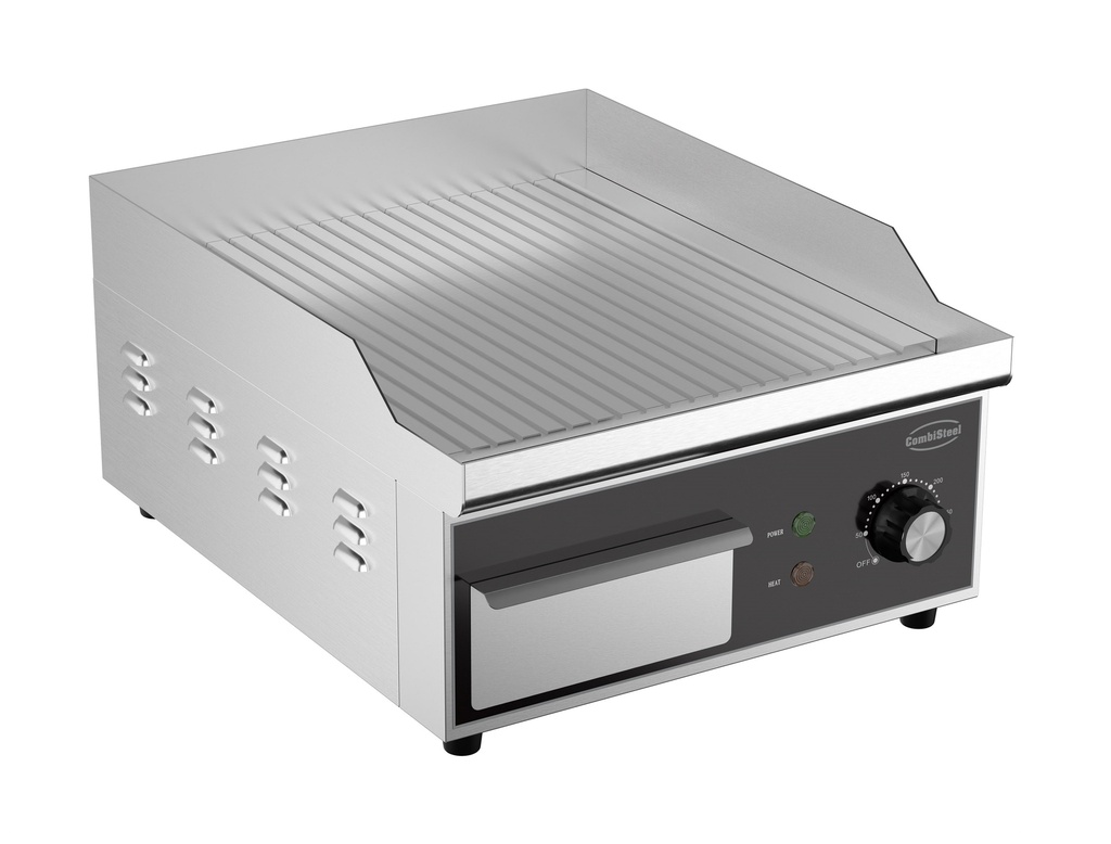 Combisteel ELEKTRISCHE BAKPLAAT GERIBD 7518.0145