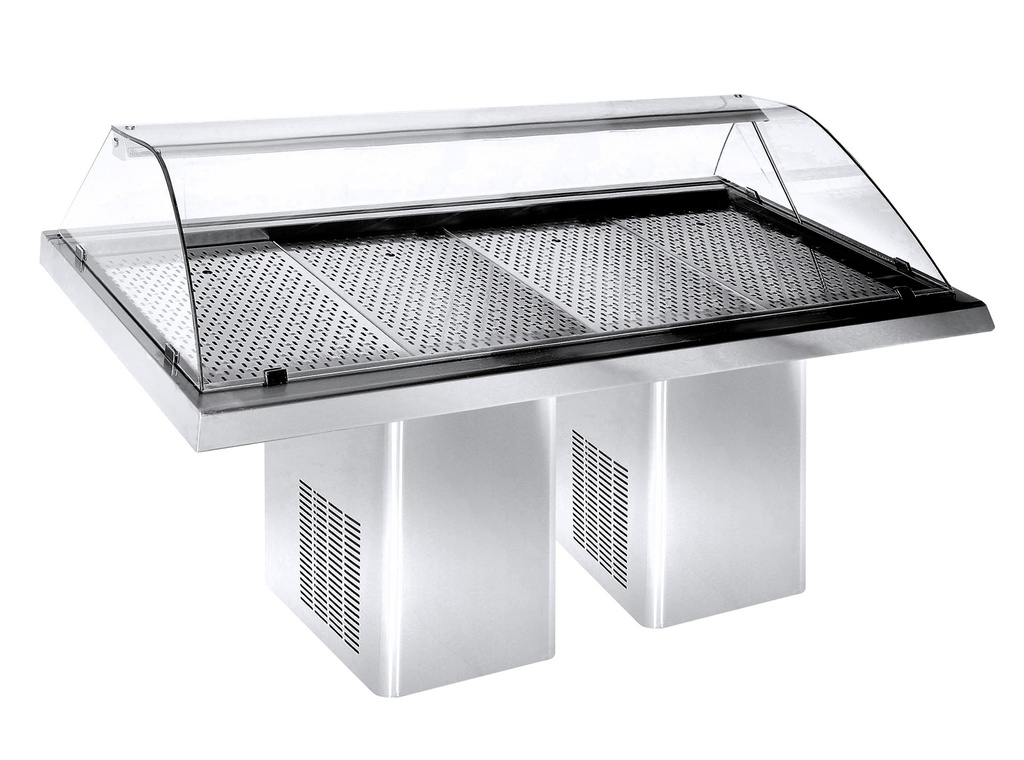 Combisteel GEKOELDE VISVITRINE 2.3  *TRANSPORT OP AANVRAAG* 7083.0020