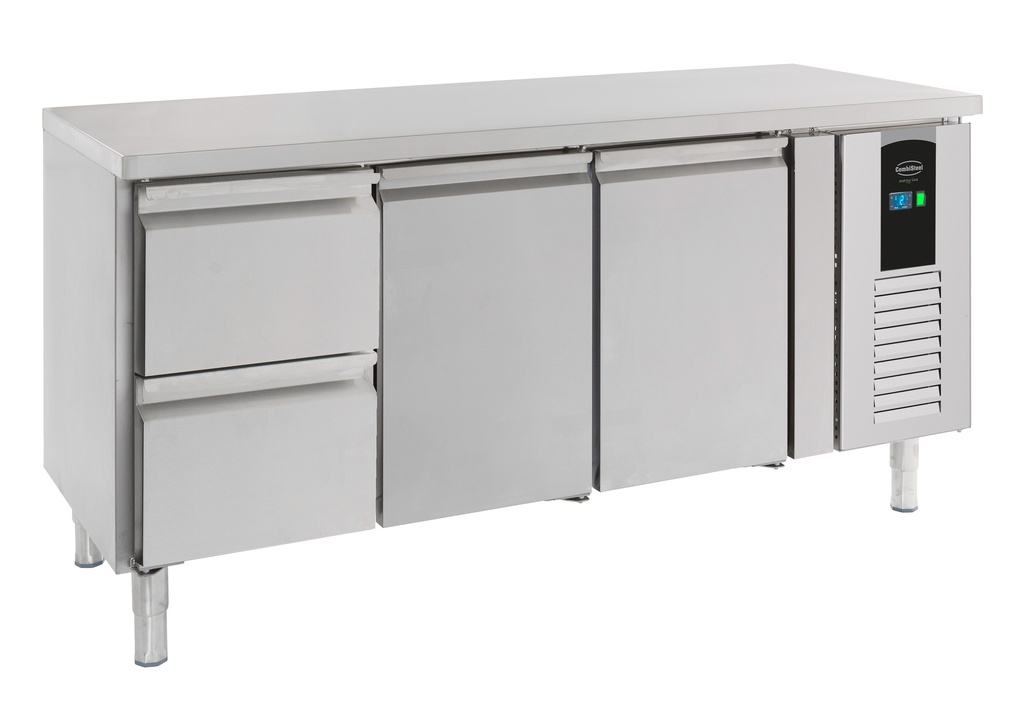 Combisteel 700 KOELWERKBANK 2DRS 2 LADEN ENERGY LINE 7450.5020