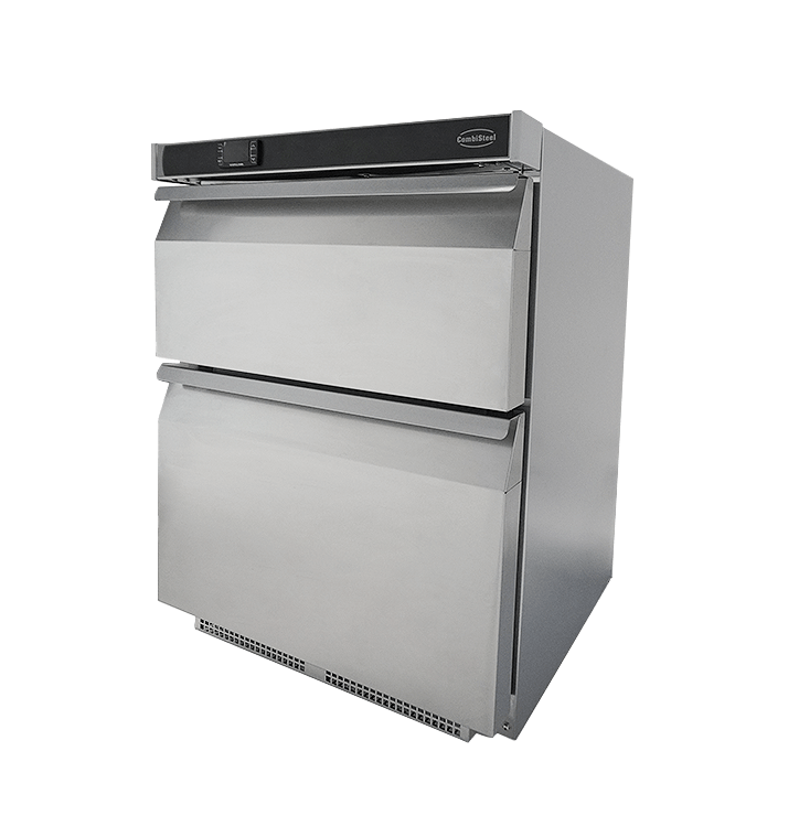 Combisteel KOELKAST TAFELMODEL RVS 2 LADEN 7450.0532