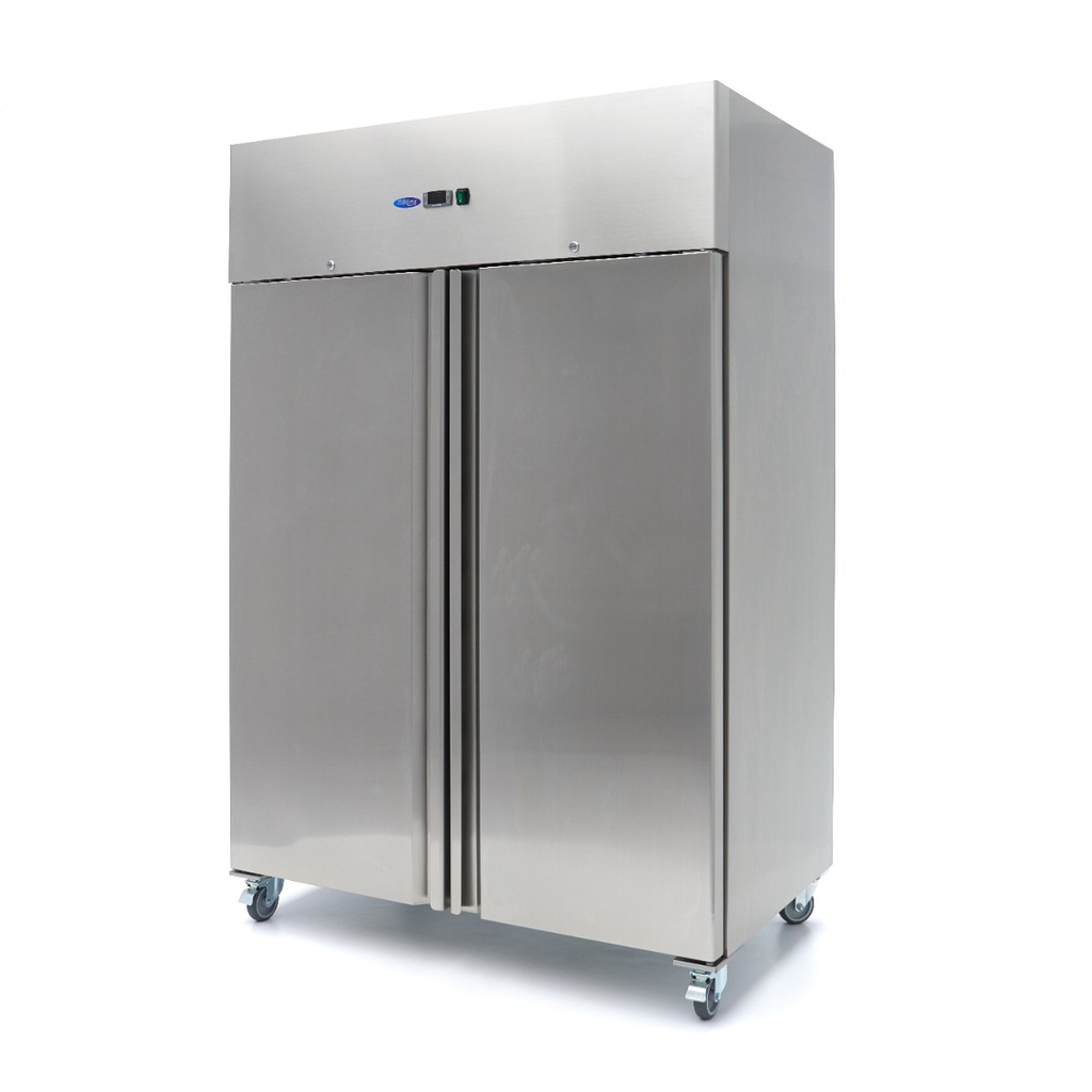 Maxima Vrieskast - 1200 L - 6 Verstelbare Roosters (2/1 GN) - Rvs - op Wielen 09400017