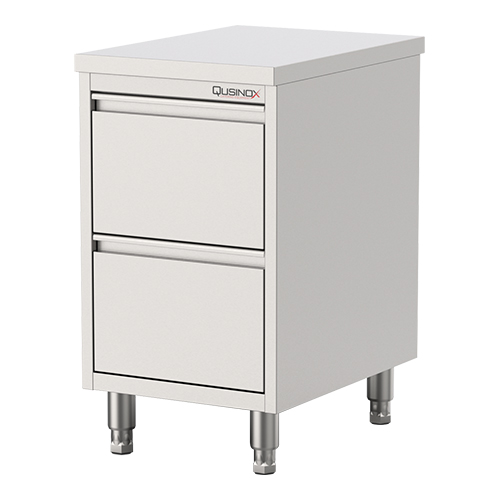 Qusinox werktafel |040cm| gesloten 380142