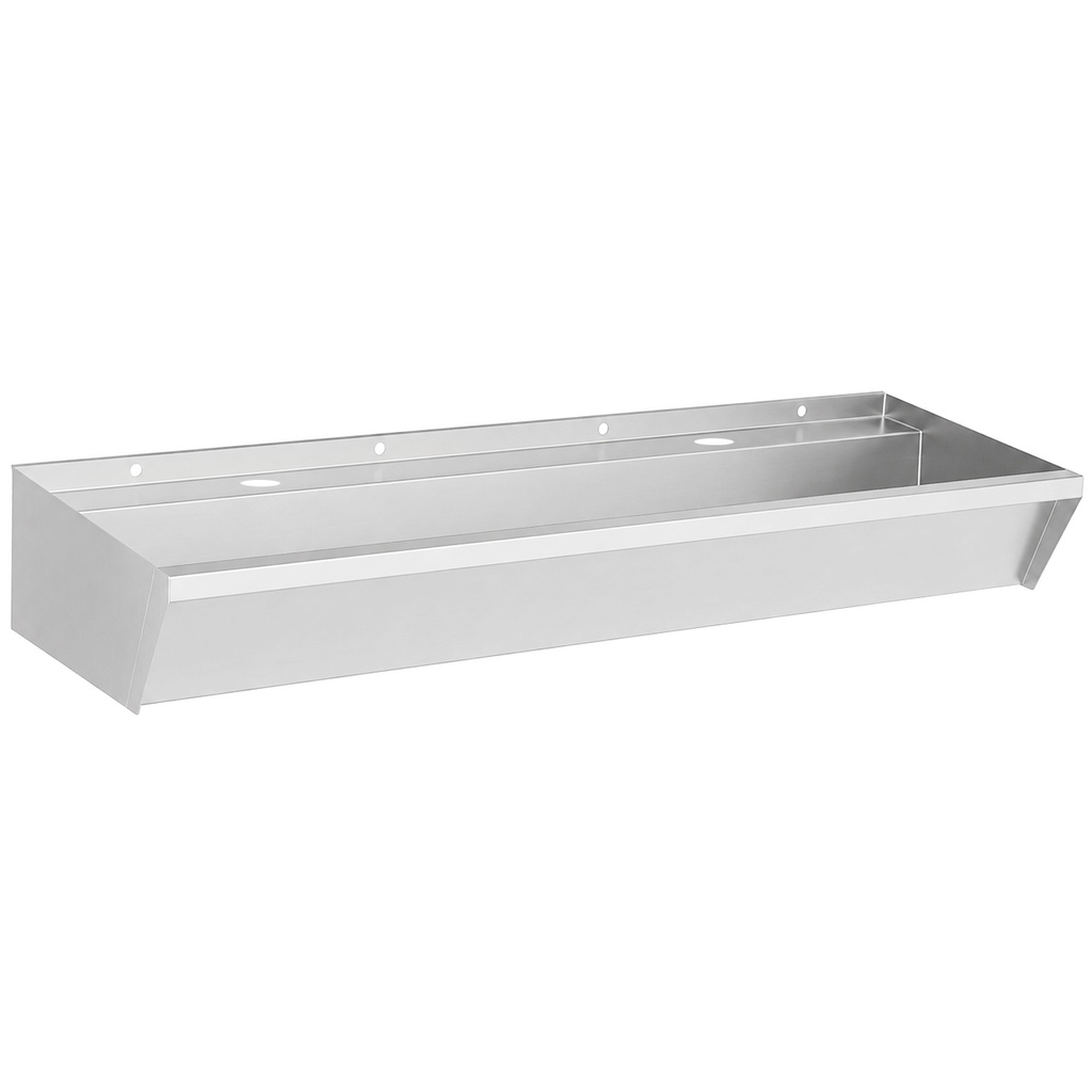 Combisteel WASBAK RVS 2 KRANEN 1200X360X135MM 7490.0345