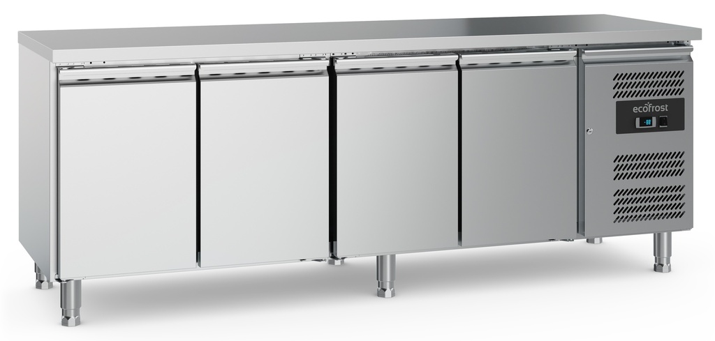 Combisteel 700 KOELWERKBANK 4 DEUREN  MET VERSTELBARE POTEN 7950.5045