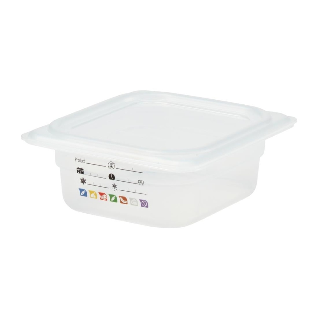 Cambro Safetrak IML polypropyleen voedselbewaarbak 65 mm 1/6 GN