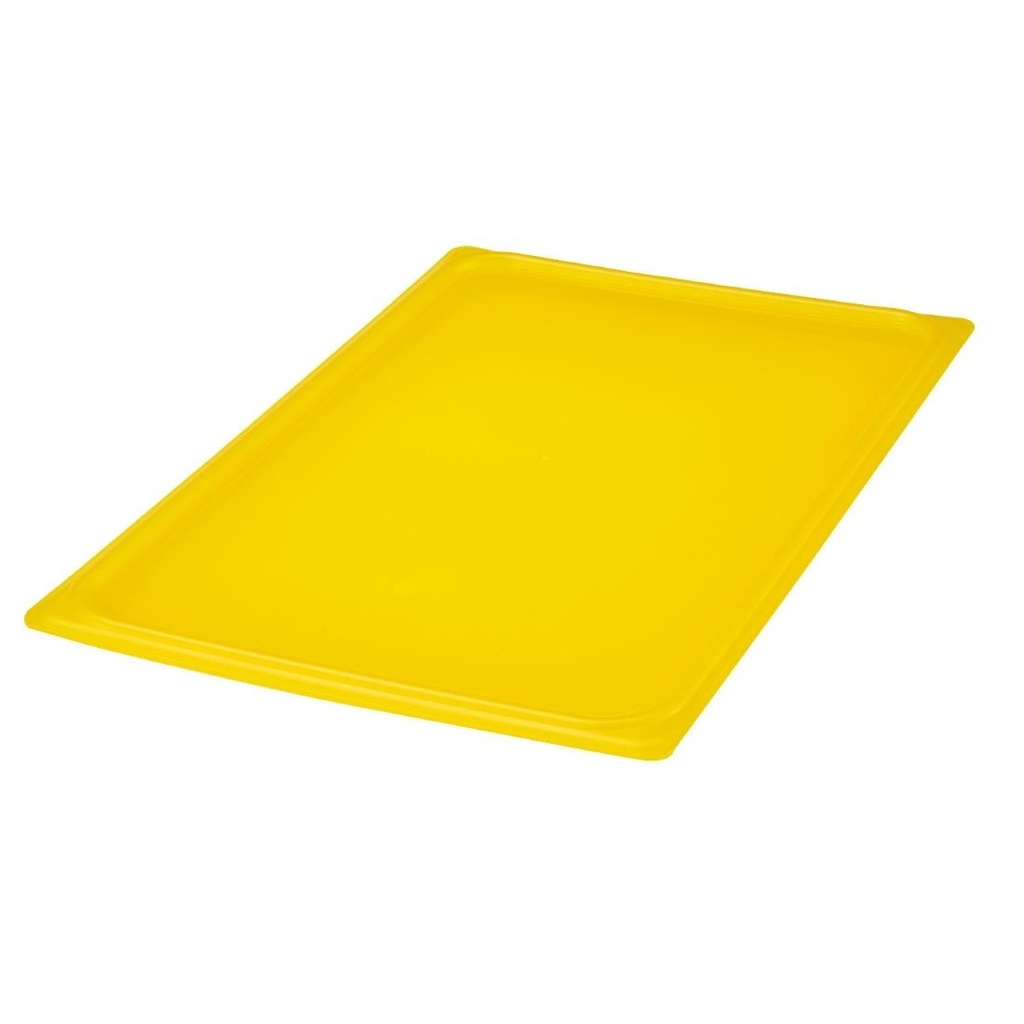 Cambro Safetrak IML polypropyleen afsluitdeksel geel 1/1 GN