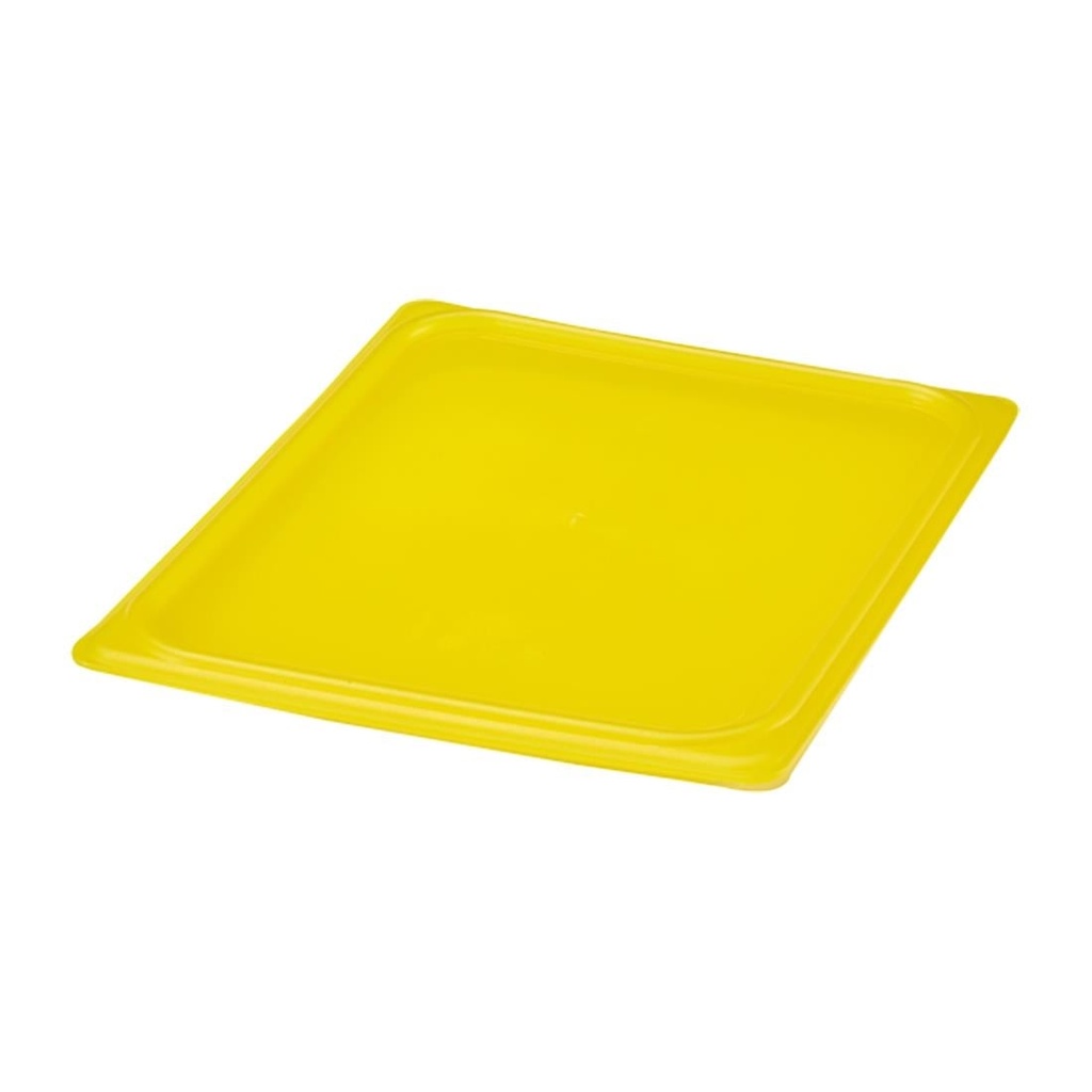 Cambro Safetrak IML polypropyleen afsluitdeksel geel 1/2GN