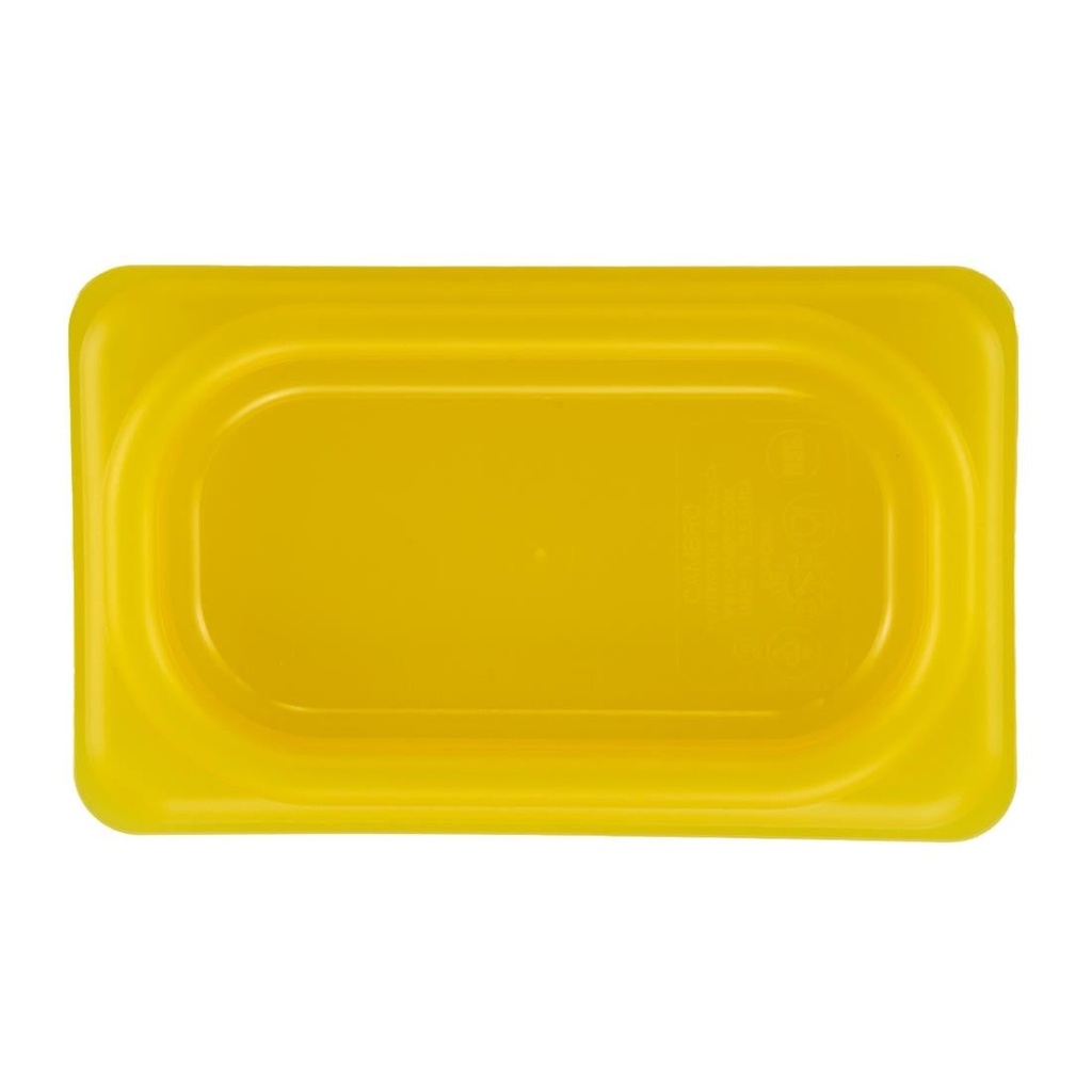 Cambro Safetrak IML polypropyleen afsluitdeksel geel 1/9 GN