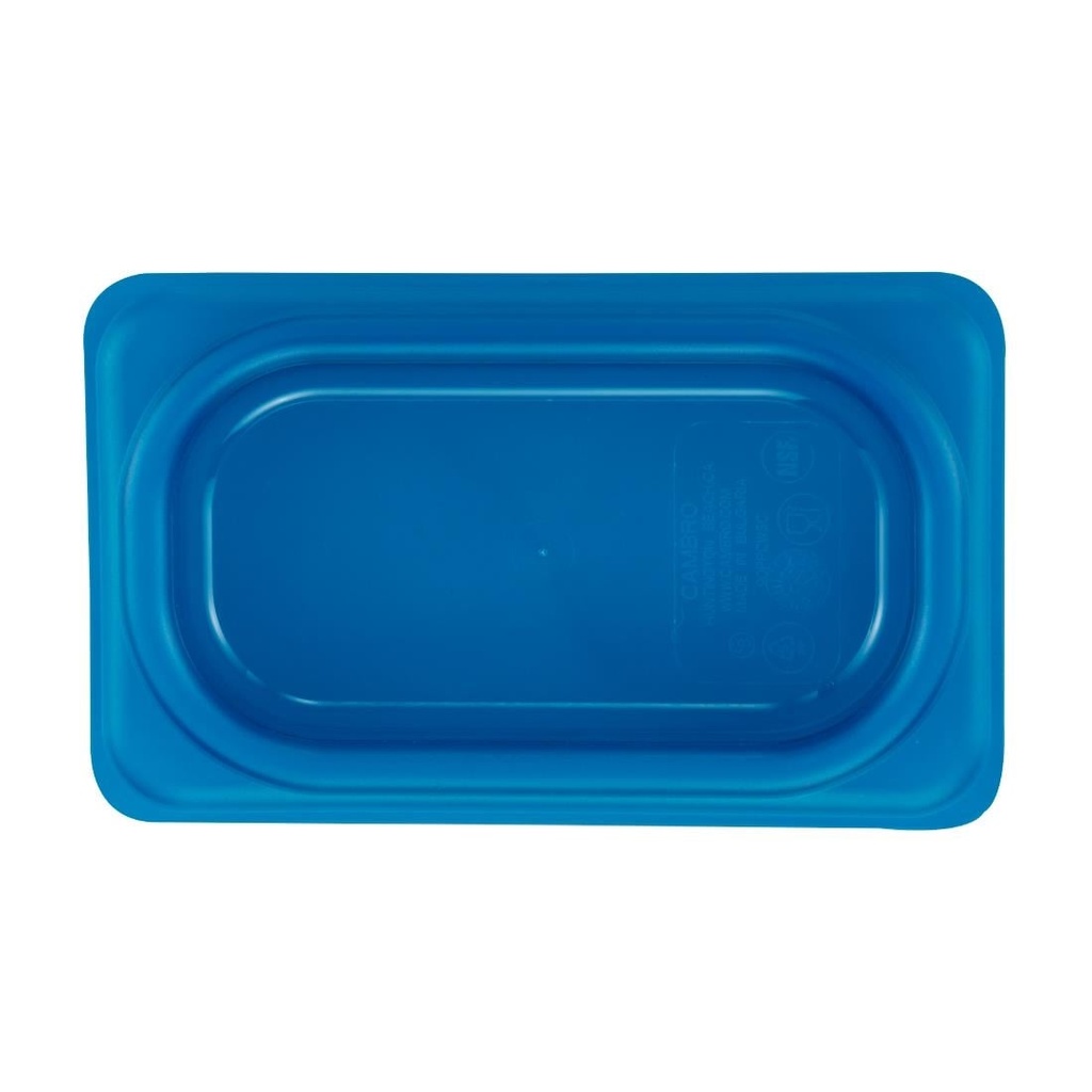Cambro Safetrak IML polypropyleen afsluitdeksel blauw 1/9 GN