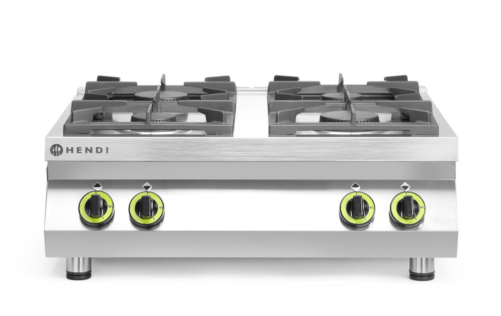 HENDI Gasfornuis 4-pits Kitchen Line - tafel model 227381