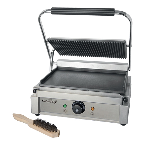 CaterChef contactgrill |glad-geribbeld| 688410