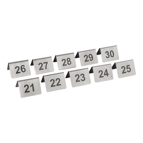 EMGA tafelnummer set (21~30) 705052