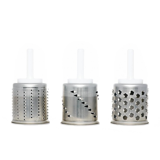 [AD293] 3-delige roterende raspenset voor KitchenAid mixer 5KMVSA (F661)