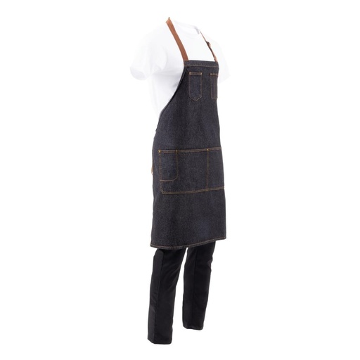 [B721] Chef Works Urban Memphis kort schort indigo