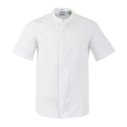 [BA116-S] Southside Harlem Koksjas Wit Korte Mouw Mesh Maat S