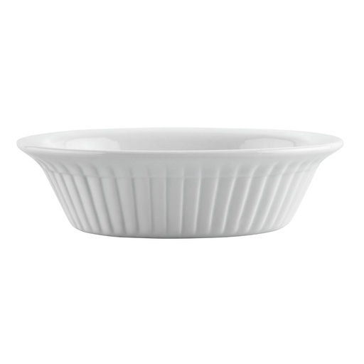 [C110] Olympia Whiteware ovale pasteivorm 17cm (6 stuks)