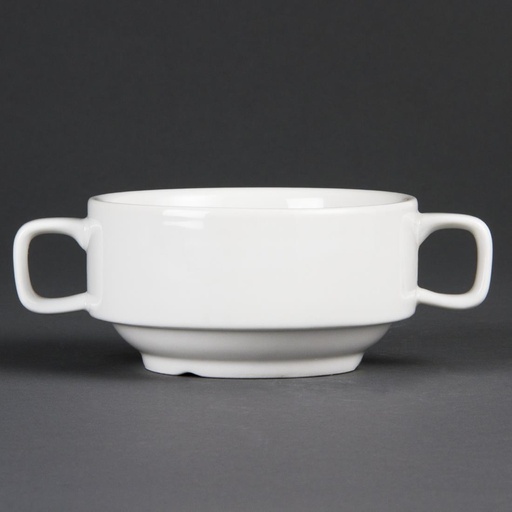 [C239] Olympia Whiteware stapelbare soepkop 40cl (6 stuks)
