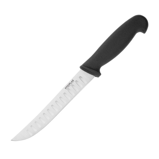 [C420] Hygiplas gegolfd officemes 12,5cm zwart