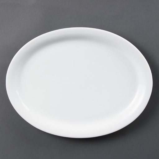 [CB484] Olympia Whiteware ovale serveerschaal 29,2cm (6 stuks)