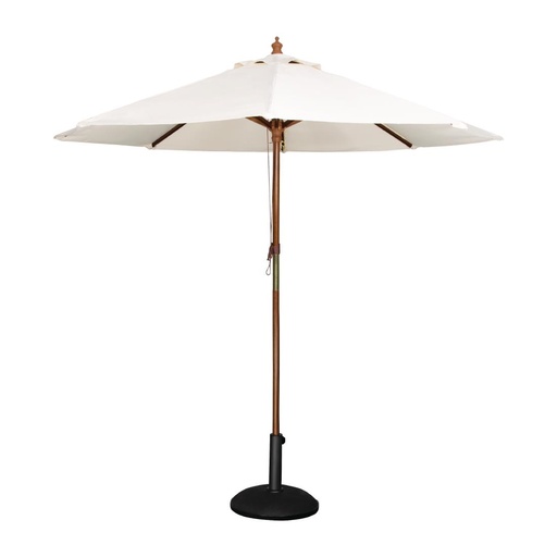 [CB513] Bolero ronde parasol creme 2,5 meter