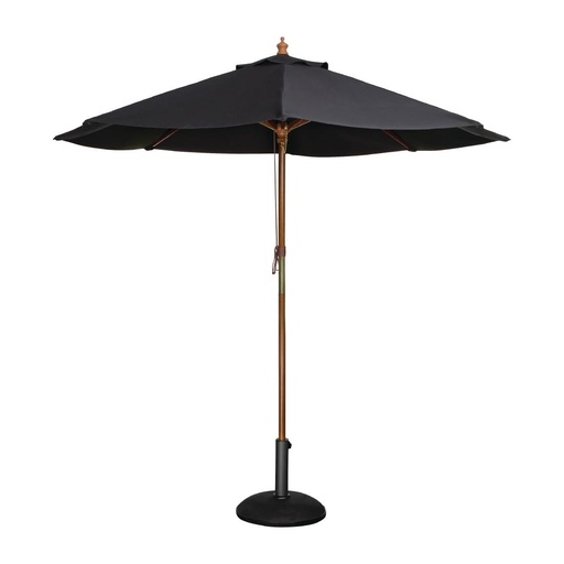 [CB517] Bolero ronde parasol zwart 3m