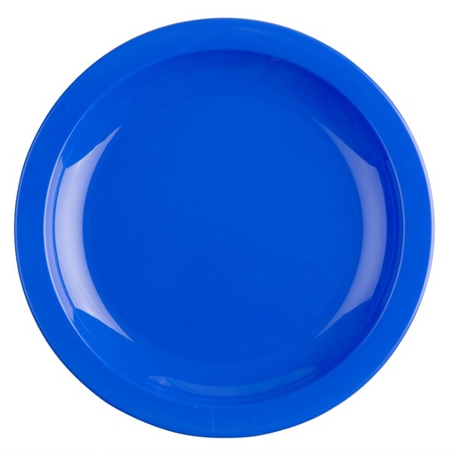[CB765] Olympia Kristallon polycarbonaat borden 17,2cm blauw (12 stuks)