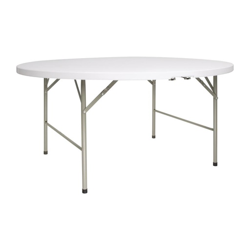 [CC506] Bolero ronde klaptafel wit 153cm