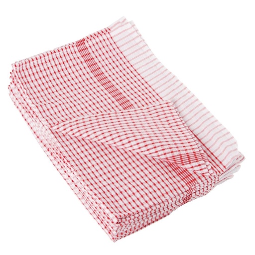 [CC595] Vogue Wonderdry theedoeken rood (10 stuks)