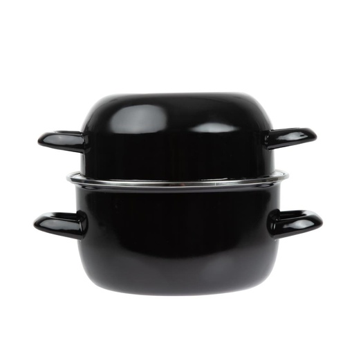 [CD678] Olympia emaille mosselpan 1kg porties