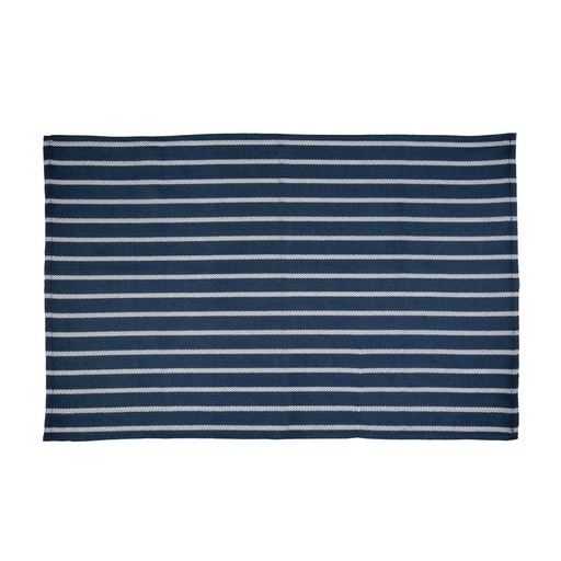 [CE146] Vogue theedoek blauw-wit gestreept 45,7 x 71,1cm