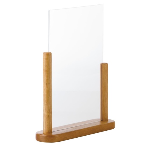 [CE409] Securit teakhouten menukaarthouder A4