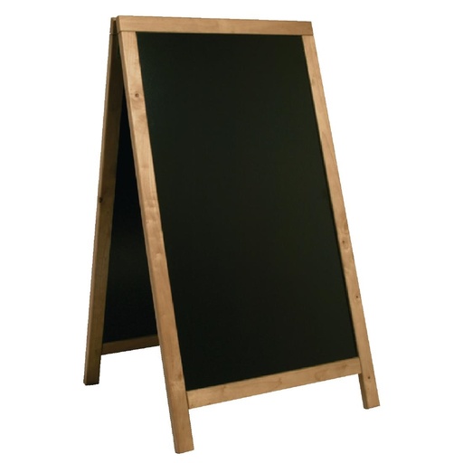 [CE415] Securit Duplo teakhouten stoepbord 120x68cm