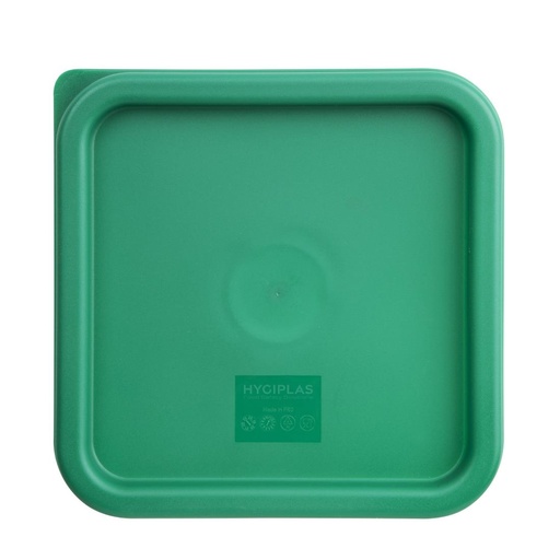 [CF047] Hygiplas vierkant deksel groen medium