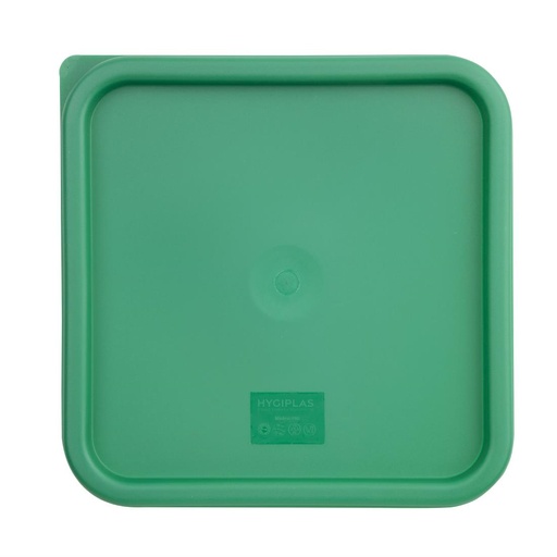 [CF048] Hygiplas vierkant deksel groen groot