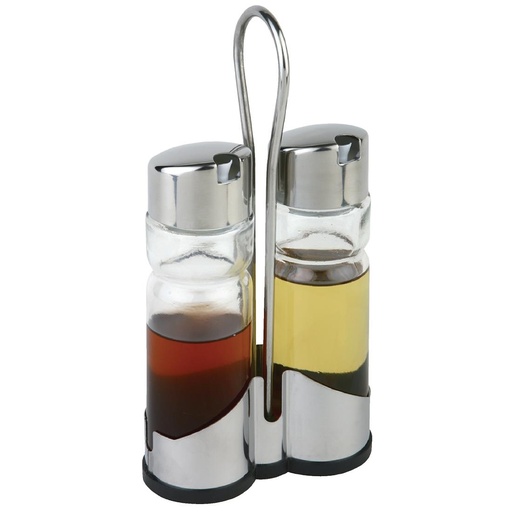 [CF296] APS tafelset olie- en azijnset met houder