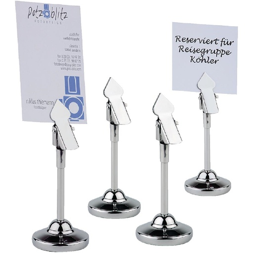 [CF308] APS RVS tafelnummerhouder (4 stuks)
