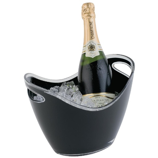 [CF312] APS acryl champagne bowl klein zwart