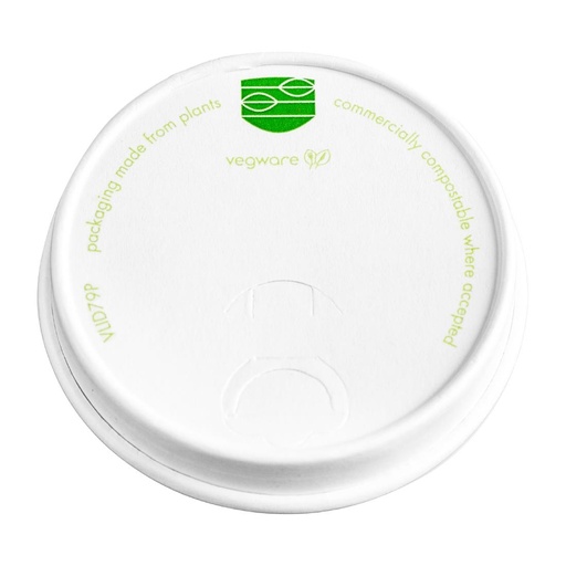 [CF888] Vegware 79-Serie composteerbare koffiebeker deksels (1000 stuks)