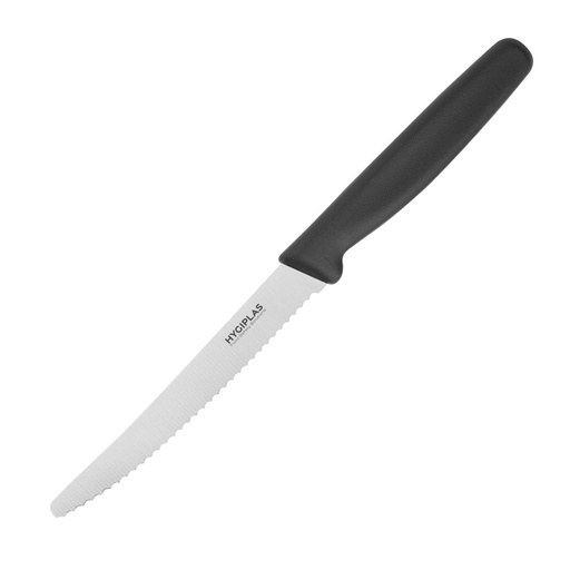 [CF897] Hygiplas gekarteld tomatenmes 10cm zwart