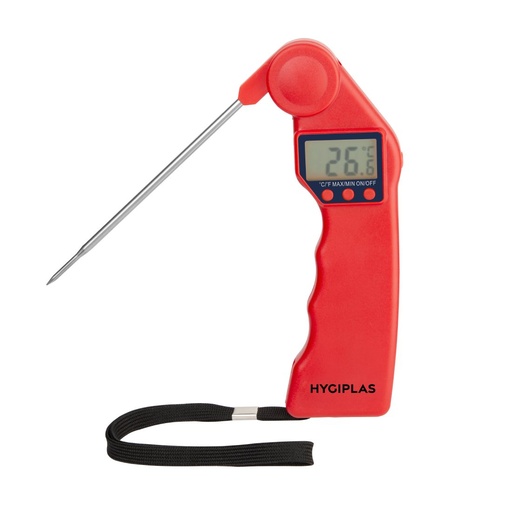 [CF913] Hygiplas Easytemp digitale thermometer rood