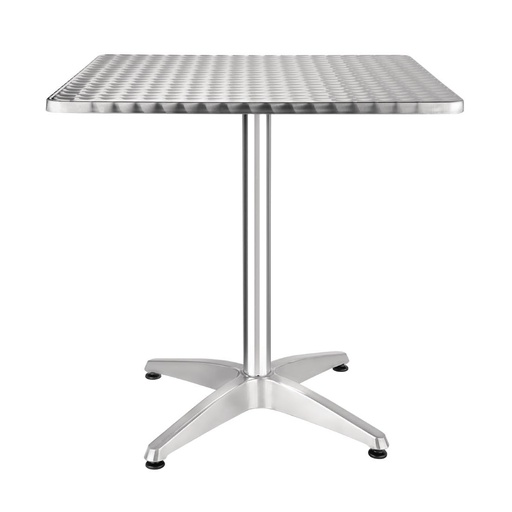 [CG834] Bolero vierkante RVS bistrotafel 70cm