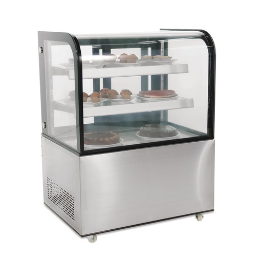 [CG841] Polar G-serie koelvitrine met gebogen glas 270L