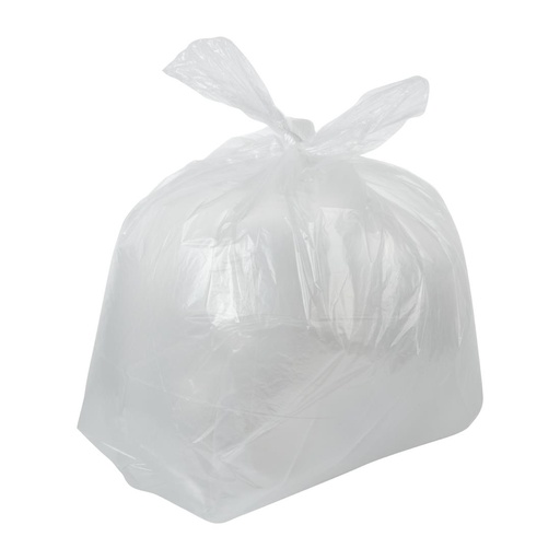[CH158] Jantex transparante afvalzakken gerecycled 80L 10kg (200 stuks)