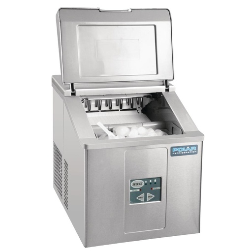 [CH479] Polar C-serie ijsmachine voor aanrecht, capaciteit 15 kg